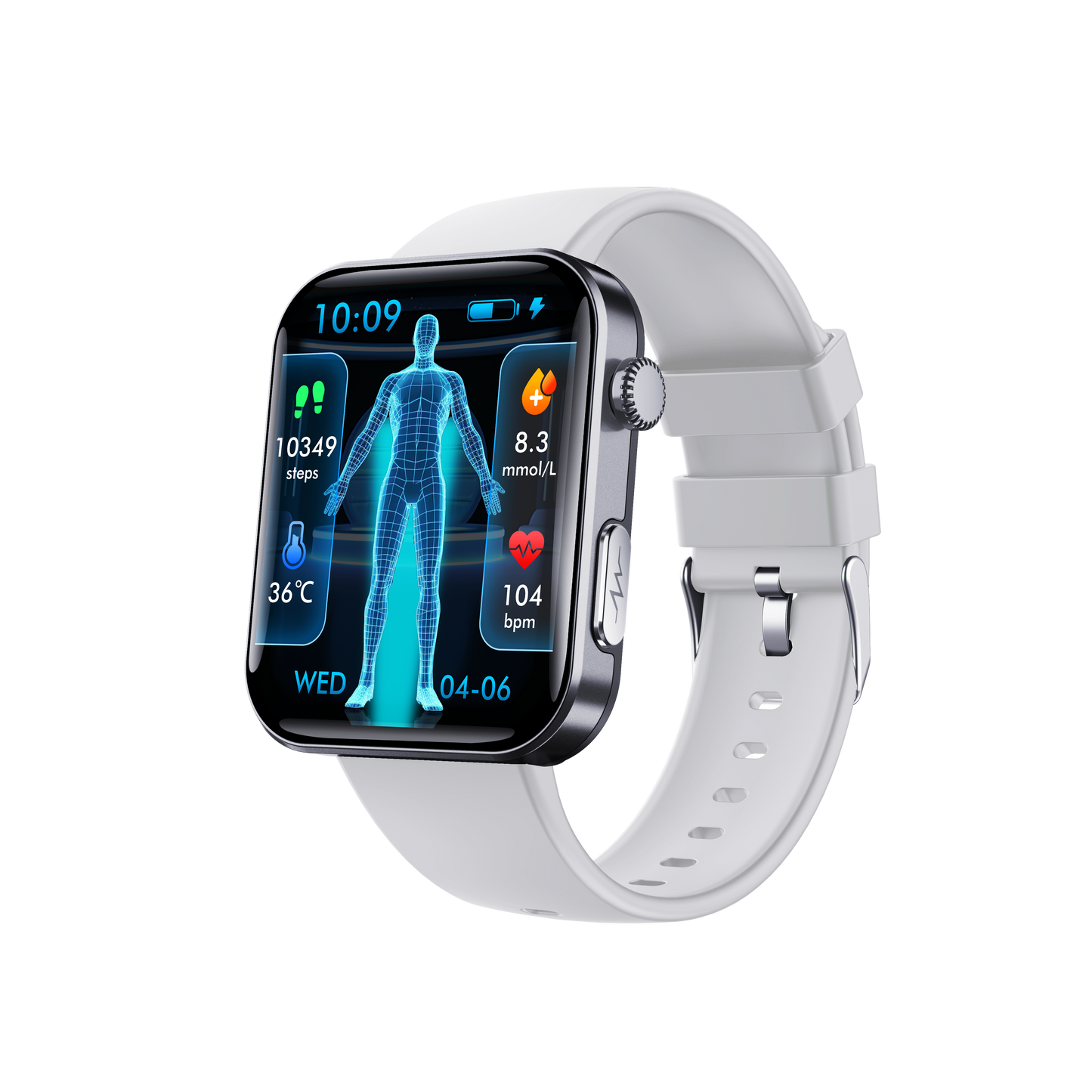 PulseMax 2025 Smartwatch – Upgraded ElectroPulse with Fall Detection, ECG, Blood Pressure, SpO2 & Health Monitoring – Supports SOS, Voice Calls & Fitness Tracking