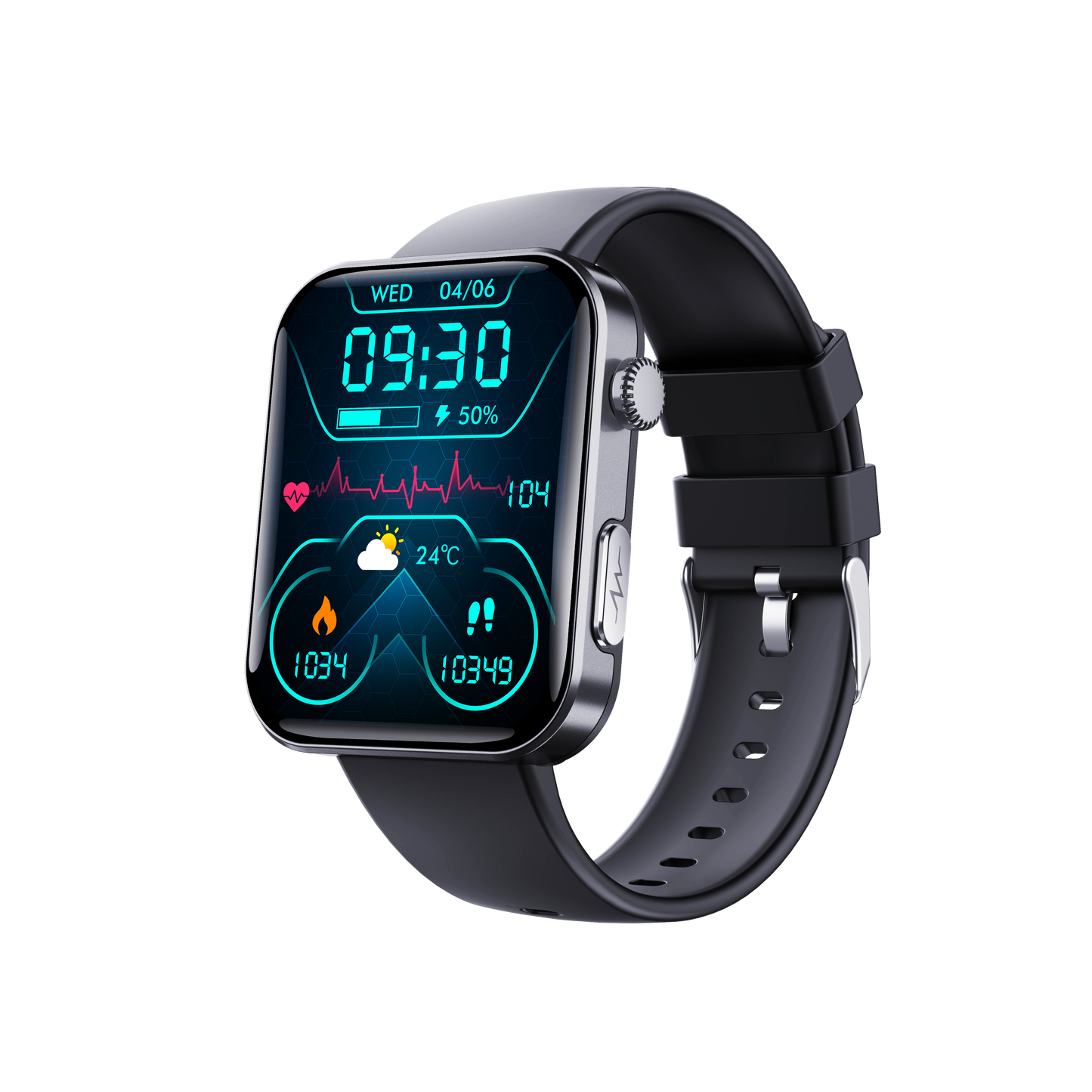 PulseMax 2025 Smartwatch – Upgraded ElectroPulse with Fall Detection, ECG, Blood Pressure, SpO2 & Health Monitoring – Supports SOS, Voice Calls & Fitness Tracking
