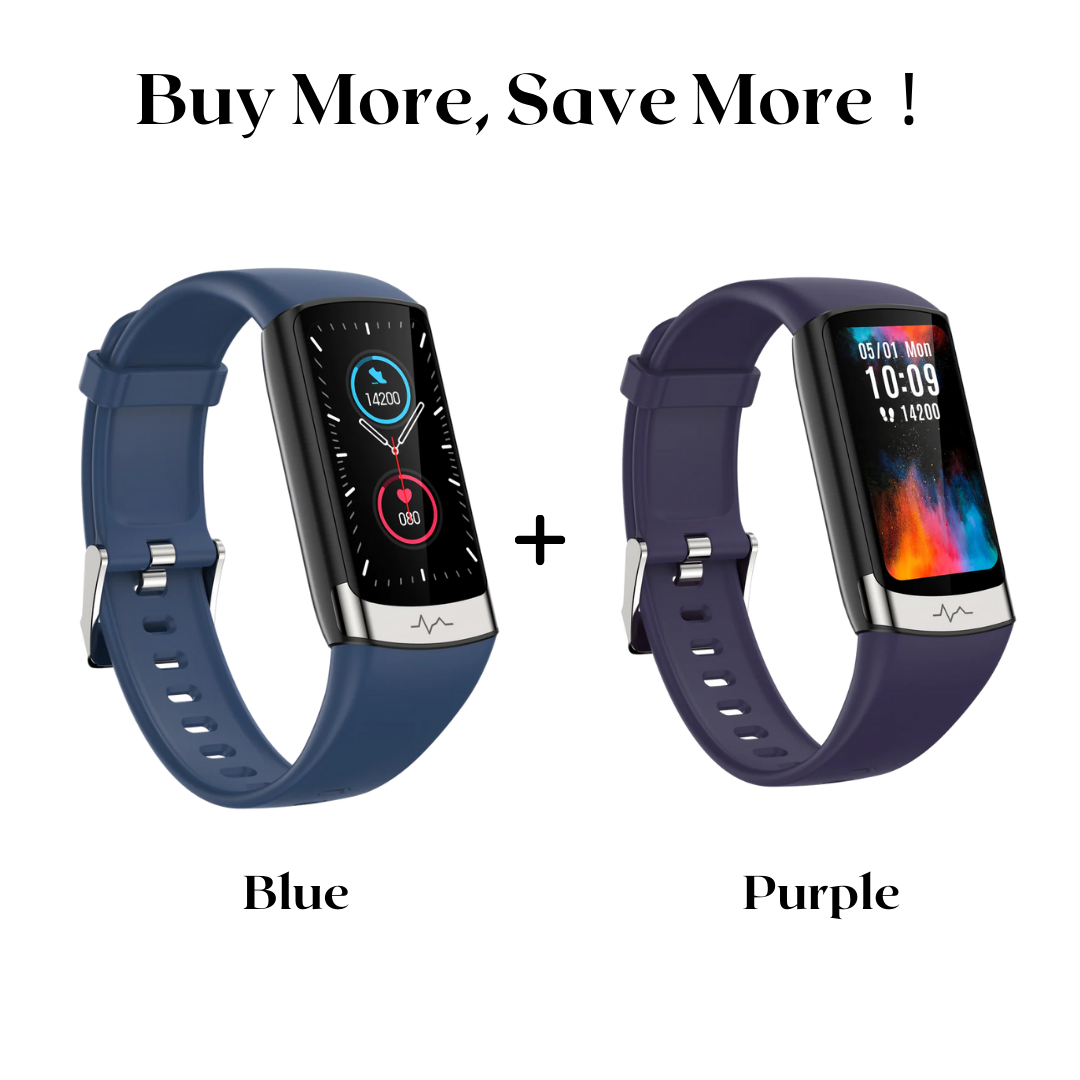 MorePro® V19Pro Health & Fitness Smartwatch With ECG, HR, Blood Pressure Monitoring-2025 Upgrade