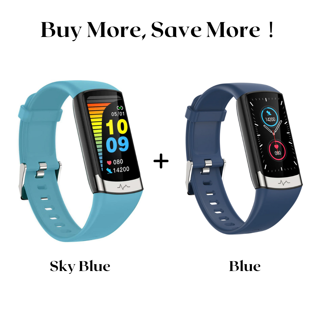 MorePro® V19Pro Health & Fitness Smartwatch With ECG, HR, Blood Pressure Monitoring-2025 Upgrade