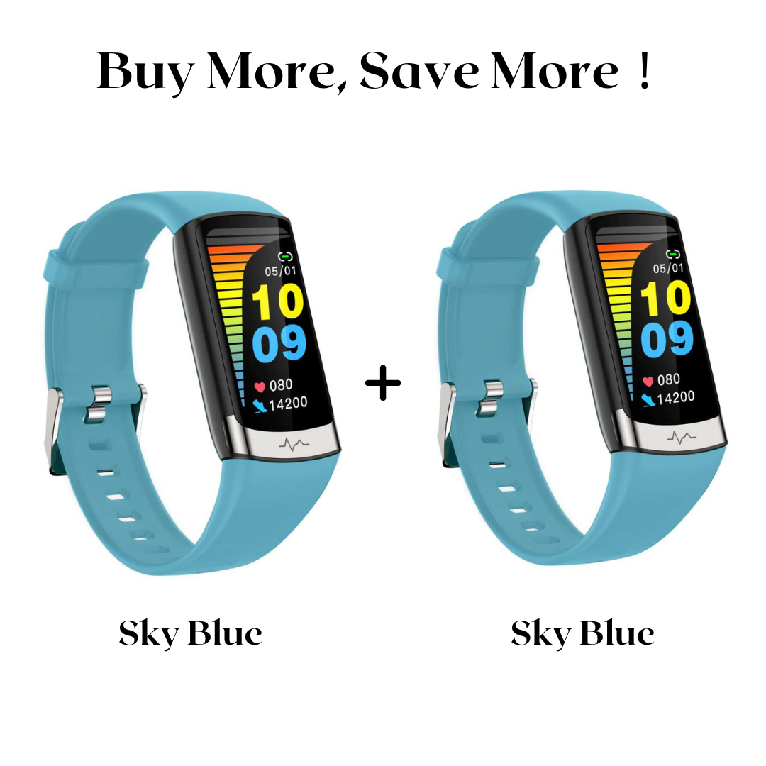 MorePro® V19Pro Health & Fitness Smartwatch With ECG, HR, Blood Pressure Monitoring-2025 Upgrade