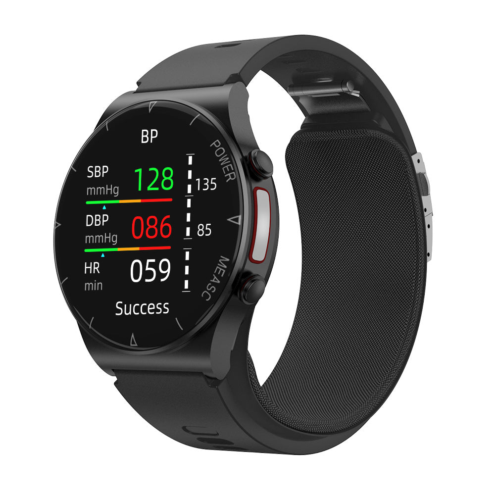 New MorePro® P70 Air Pump + Airbag Oscillometric Blood Pressure Smartwatch with Atrial Monitoring