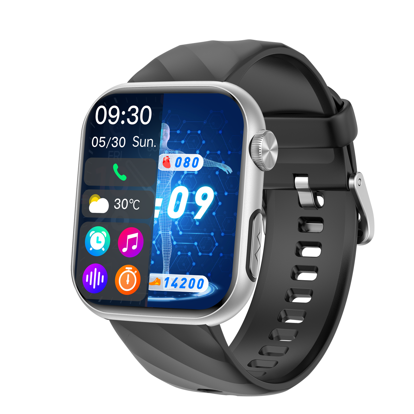 Upgrade Fitvii®GT5 Pro Max Blood Sugar Smartwatch with Blood Pressure + ECG + Sleep Fitness Tracker+Free Straps💝