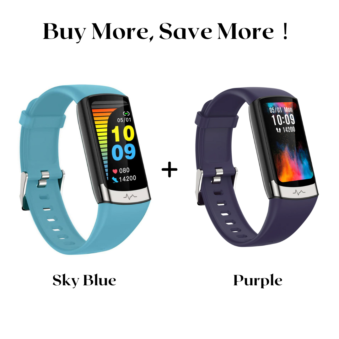 MorePro® V19Pro Health & Fitness Smartwatch With ECG, HR, Blood Pressure Monitoring-2025 Upgrade