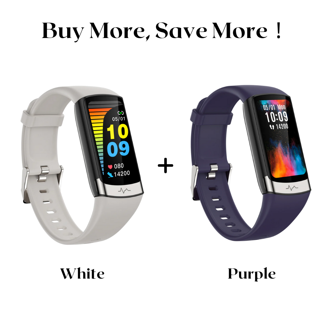 MorePro® V19Pro Health & Fitness Smartwatch With ECG, HR, Blood Pressure Monitoring-2025 Upgrade