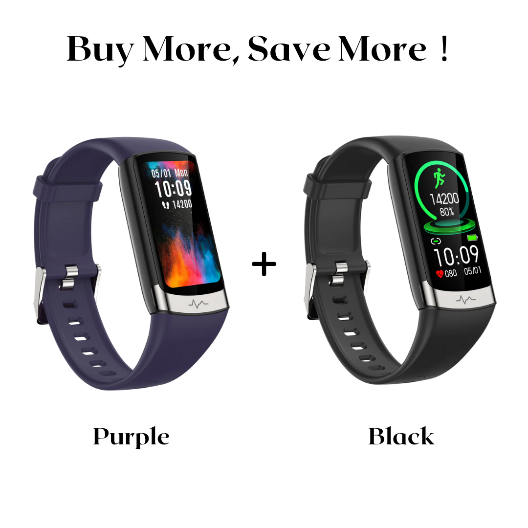 MorePro® V19Pro Health & Fitness Smartwatch With ECG, HR, Blood Pressure Monitoring-2025 Upgrade