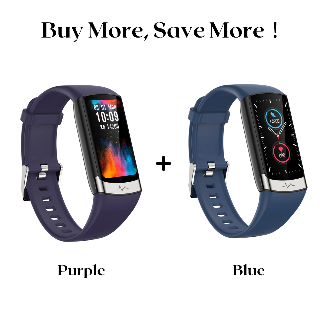 MorePro® V19Pro Health & Fitness Smartwatch With ECG, HR, Blood Pressure Monitoring-2025 Upgrade