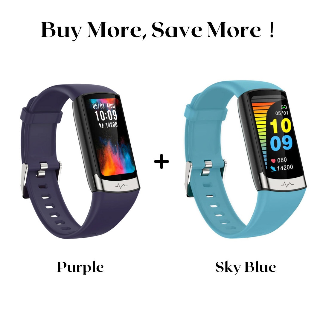 MorePro® V19Pro Health & Fitness Smartwatch With ECG, HR, Blood Pressure Monitoring-2025 Upgrade
