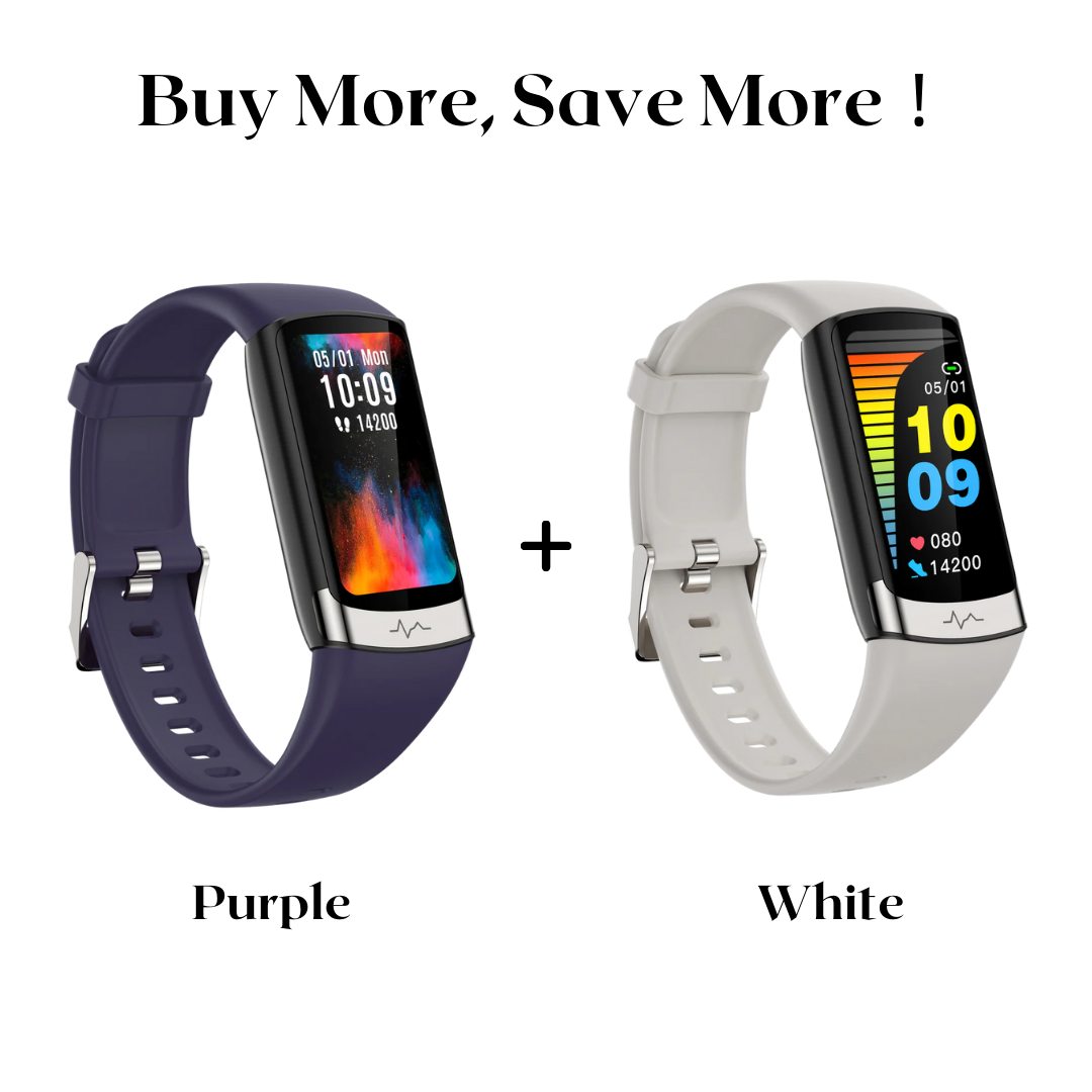 MorePro® V19Pro Health & Fitness Smartwatch With ECG, HR, Blood Pressure Monitoring-2025 Upgrade