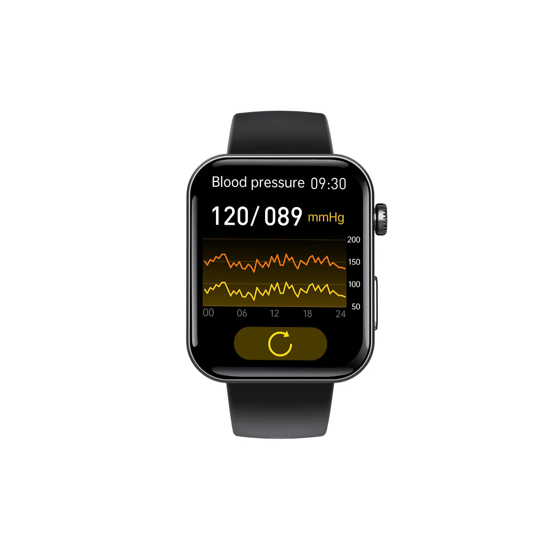PulseMax Smartwatch for Seniors with Fall Detection, Blood Pressure, Glucose & ECG – 2025 Health & Safety Tracker by MorePro