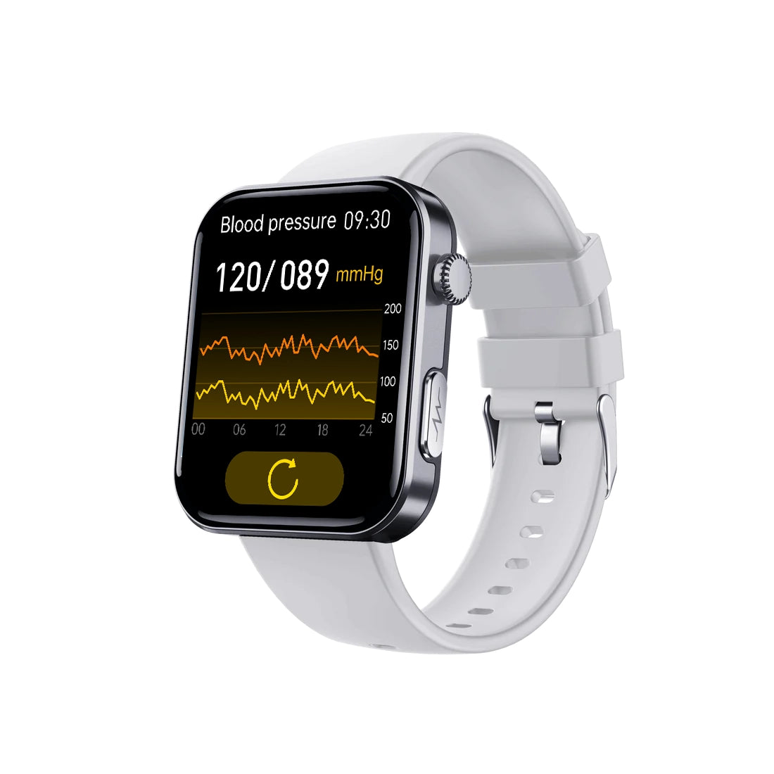 PulseMax Smartwatch for Seniors with Fall Detection, Blood Pressure, Glucose & ECG – 2025 Health & Safety Tracker by MorePro