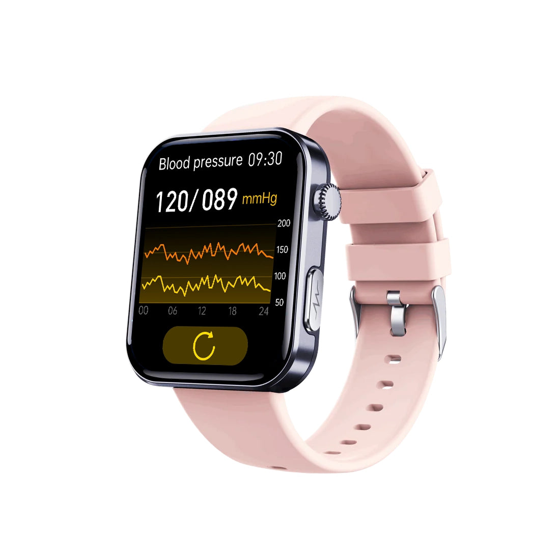 PulseMax Smartwatch for Seniors with Fall Detection, Blood Pressure, Glucose & ECG – 2025 Health & Safety Tracker by MorePro