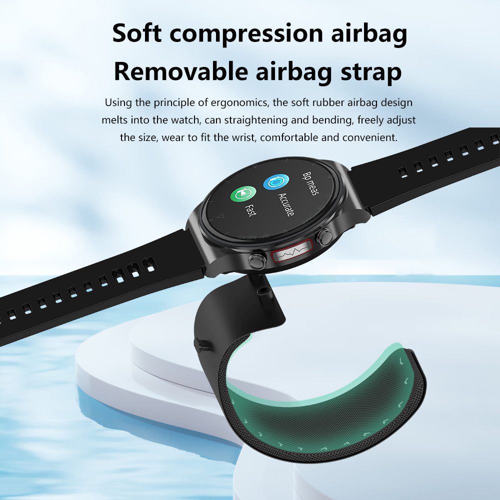 New MorePro® P70 Air Pump + Airbag Oscillometric Blood Pressure Smartwatch with Atrial Monitoring