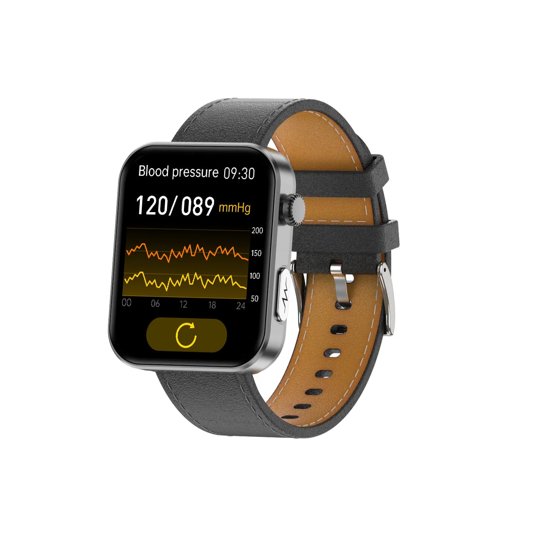 PulseMax Smartwatch for Seniors with Fall Detection, Blood Pressure, Glucose & ECG – 2025 Health & Safety Tracker by MorePro