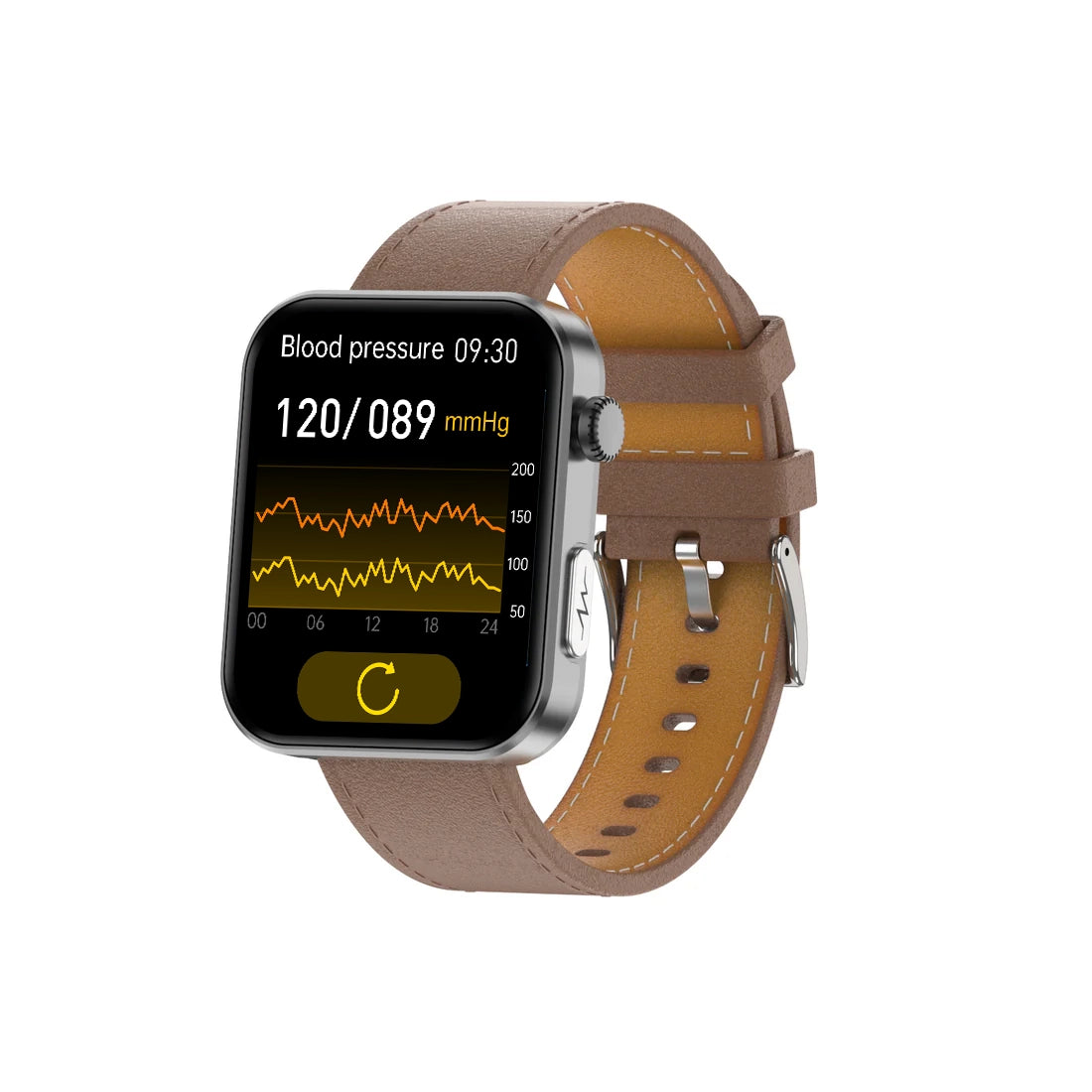 PulseMax Smartwatch for Seniors with Fall Detection, Blood Pressure, Glucose & ECG – 2025 Health & Safety Tracker by MorePro