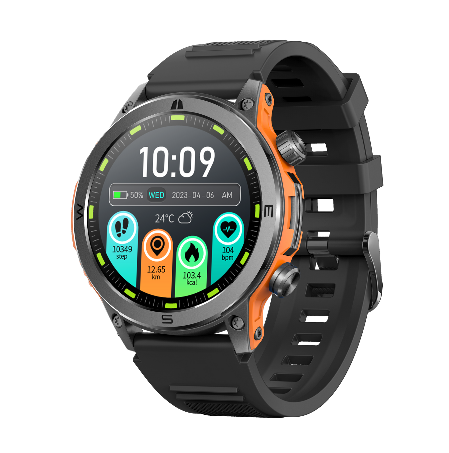 New Morepro HM38 Strong Smartwatch with Bluetooth Calling Fitness Tracker