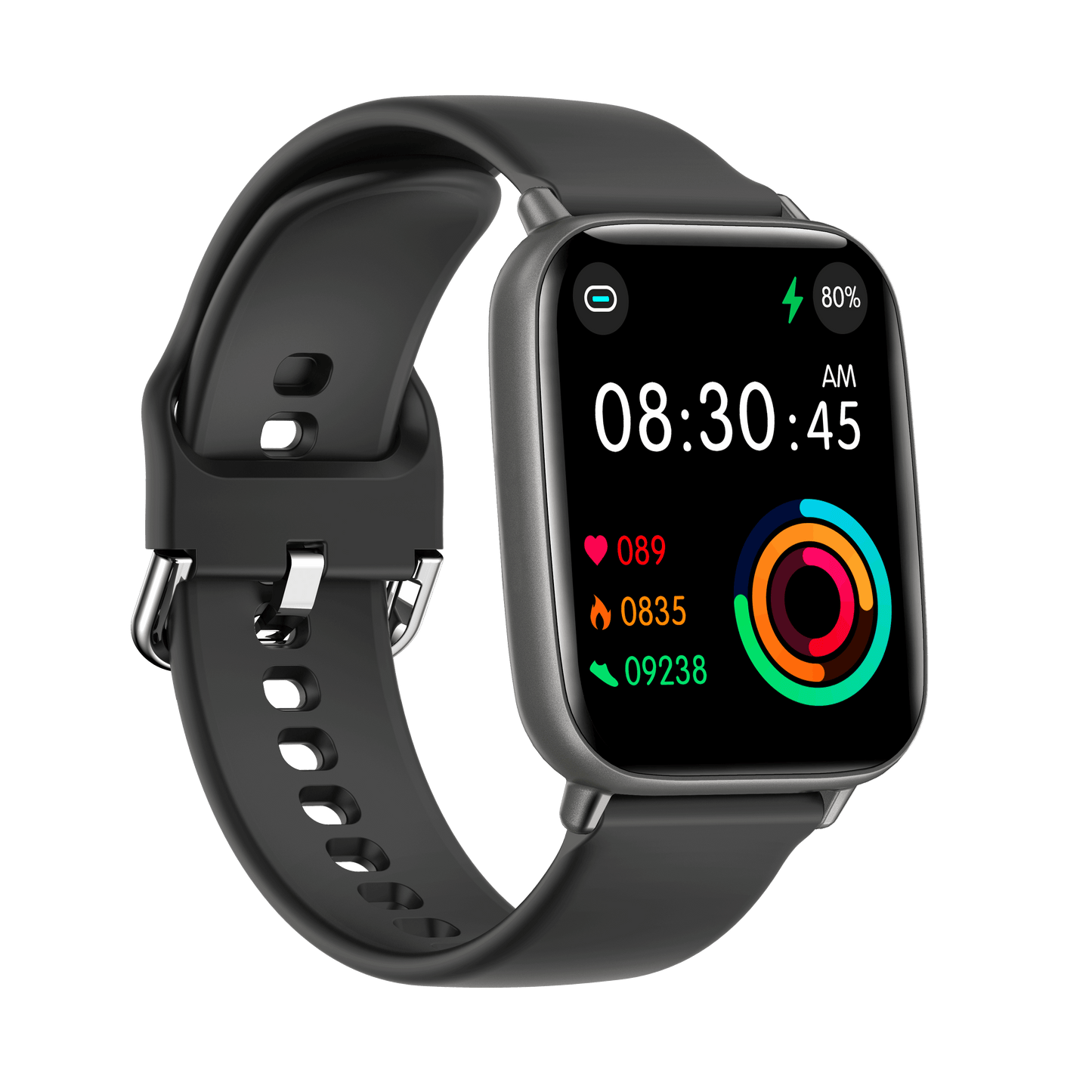 FT26 Smartwatch Sleep Tracker with Heart Rate and Blood Oxygen Monitor IP68 Waterproof