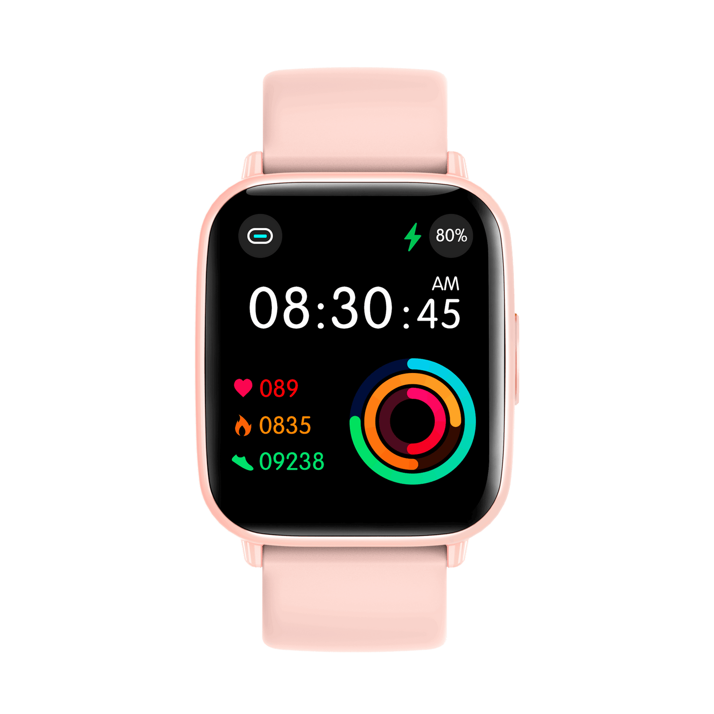 FT26 Smartwatch Sleep Tracker with Heart Rate and Blood Oxygen Monitor IP68 Waterproof