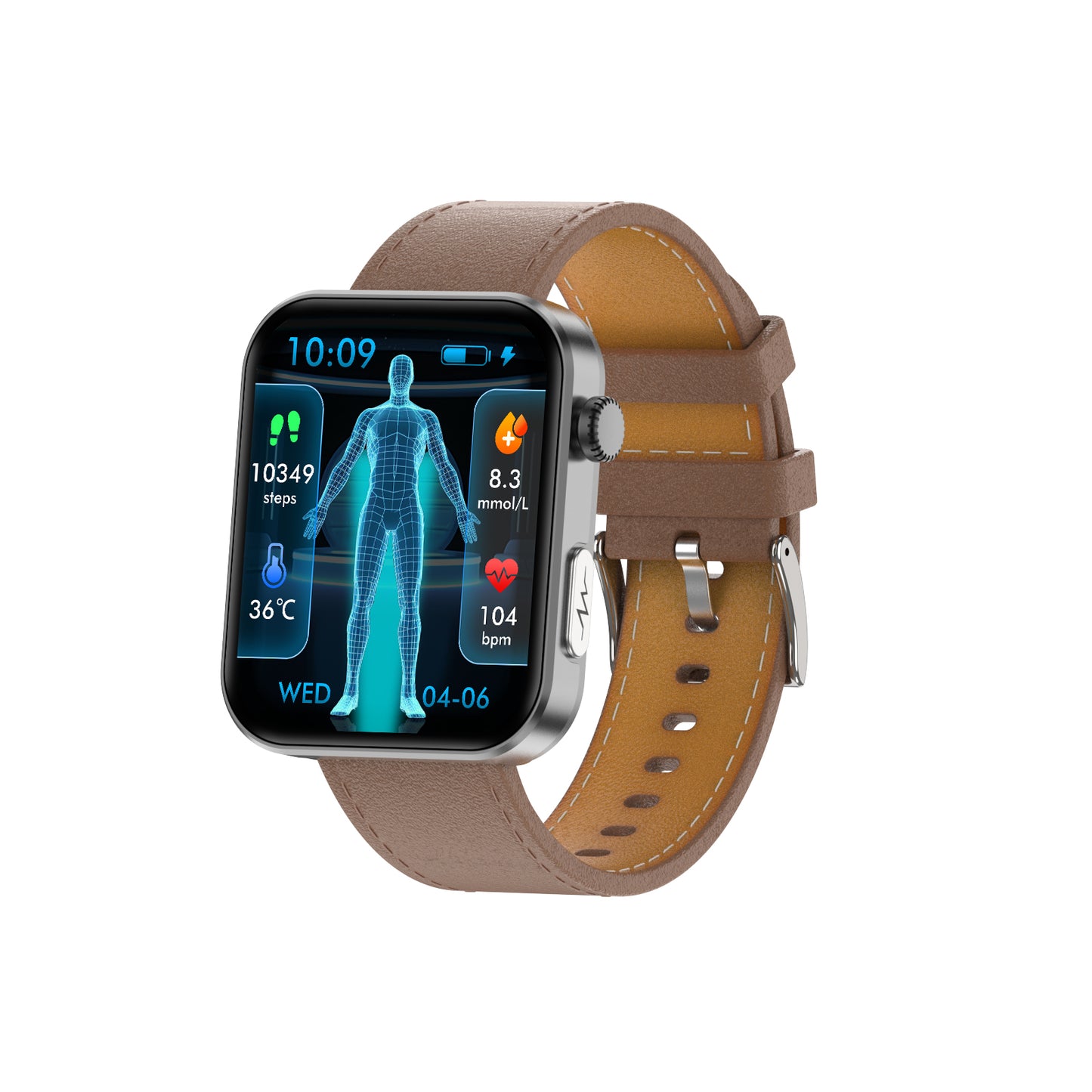 PulseMax 2025 Smartwatch – Upgraded ElectroPulse with Fall Detection, ECG, Blood Pressure, SpO2 & Health Monitoring – Supports SOS, Voice Calls & Fitness Tracking