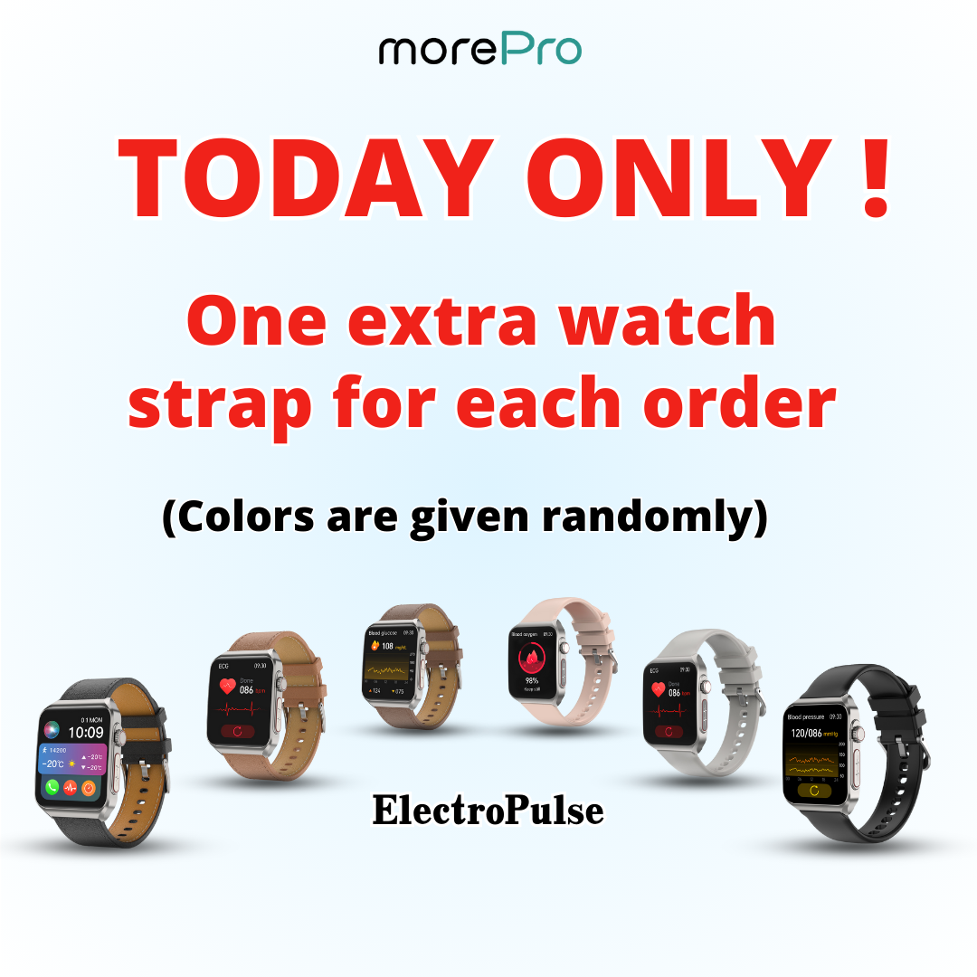 PulseMax 2025 Smartwatch – Upgraded ElectroPulse with Fall Detection, ECG, Blood Pressure, SpO2 & Health Monitoring – Supports SOS, Voice Calls & Fitness Tracking