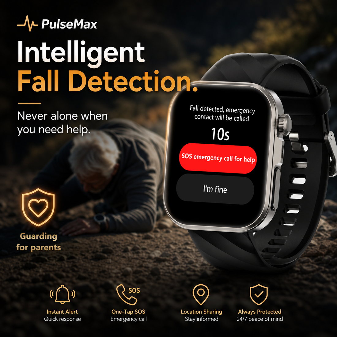 Who Needs a Fall Detection Smartwatch? | MorePro PulseMax