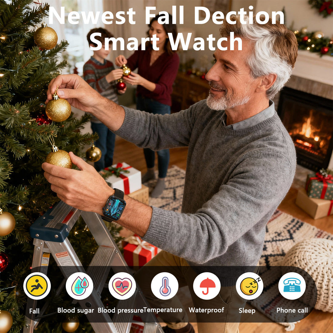 PulseMax 2025: Best Health Watch for Blood Sugar & Fall Detection