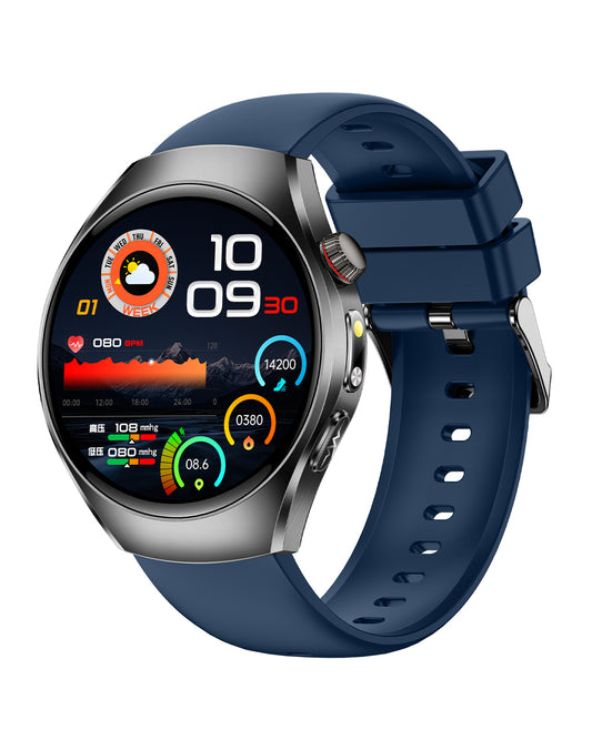 MorePro VitalSync ECG Watch – Advanced Health Monitoring with Blood Pressure, Blood Glucose Trends, SpO₂, Sleep, Fitness Tracking & SOS