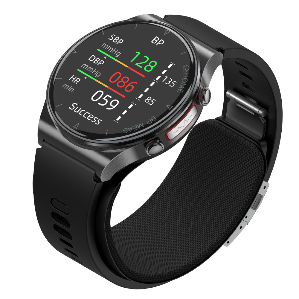 New MorePro® P70 Air Pump + Airbag Oscillometric Blood Pressure Smartwatch with Atrial Monitoring