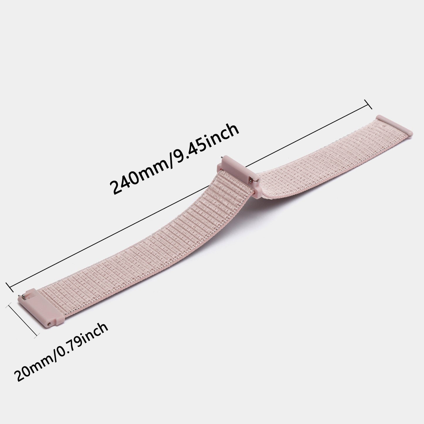 MorePro AIR2 20mm Replacement Band - Nylon & Silicone Strap, Adjustable & Durable, 6 Colors