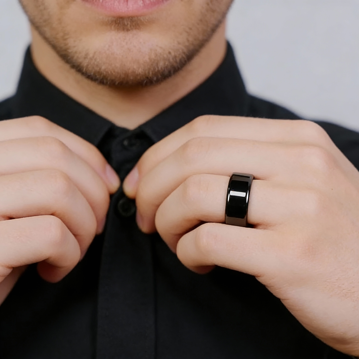 COZYRING Smart Health Ring – Stress & Sleep Monitoring, iOS & Android Compatible, Waterproof Fitness Tracker for Women & Men, No Subscription Fee