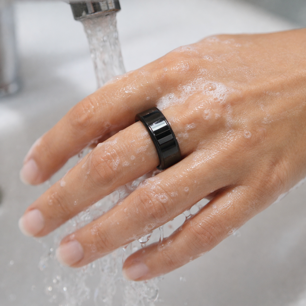 COZYRING Smart Health Ring – Stress & Sleep Monitoring, iOS & Android Compatible, Waterproof Fitness Tracker for Women & Men, No Subscription Fee