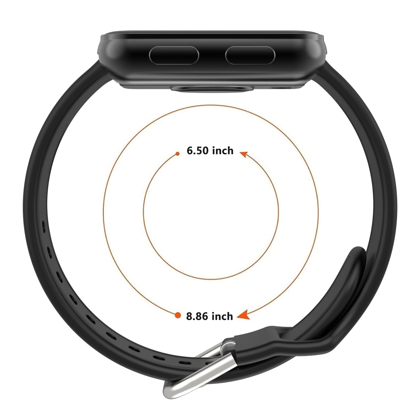 MorePro AIR2 20mm Replacement Band - Nylon & Silicone Strap, Adjustable & Durable, 6 Colors