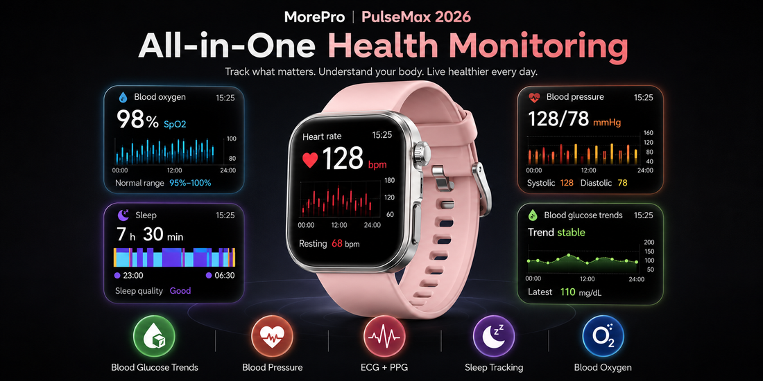 MorePro PluseMax fall detection smartwatch