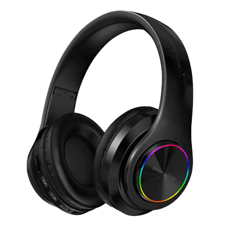Morepro Wireless Comfort On-Ear Headphones with Active Noise Cancellation