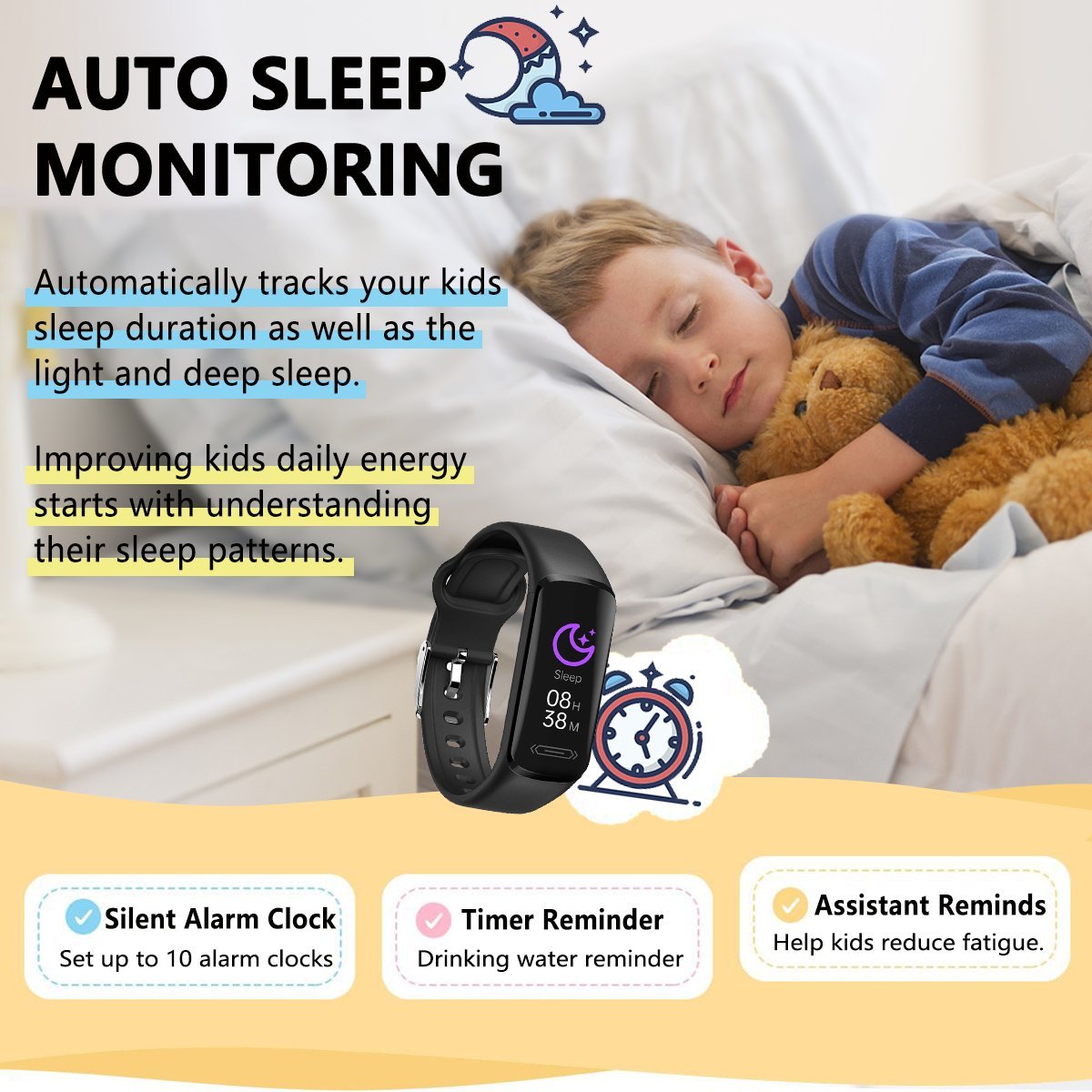 MorePro V101 Smartwatch for kids health tracker for kids - MorePro